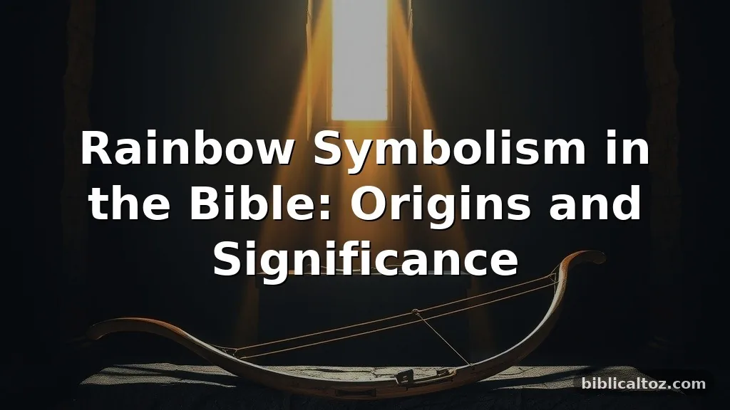 Rainbow Symbolism in the Bible
