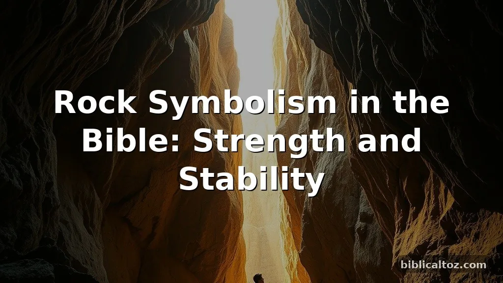 Rock Symbolism in the Bible
