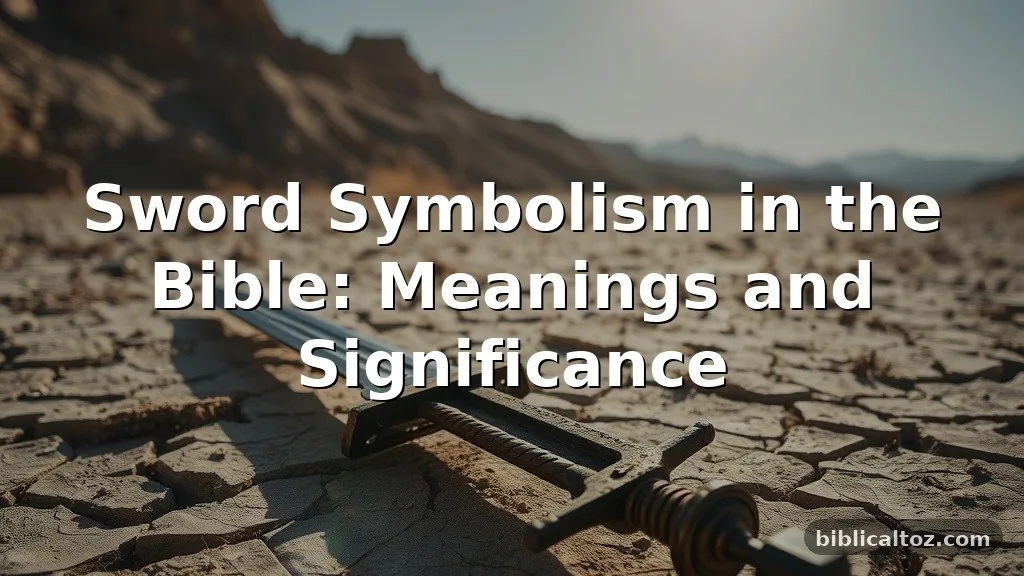Sword Symbolism in the Bible