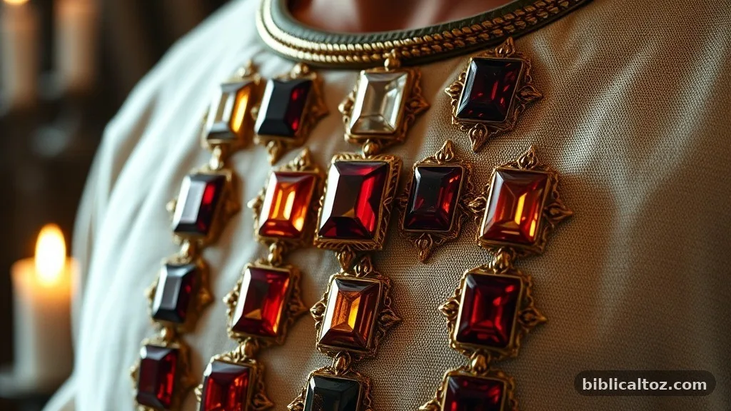 The Breastplate of the High Priest - stones in the Bible and their meanings