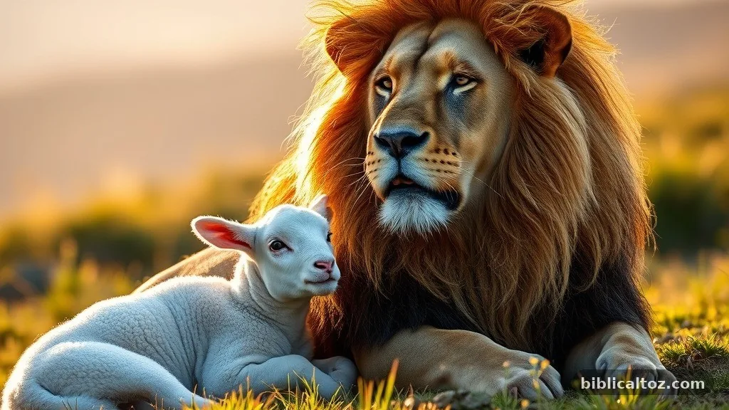 The Lamb and the Lion - animals in the Bible and their meanings