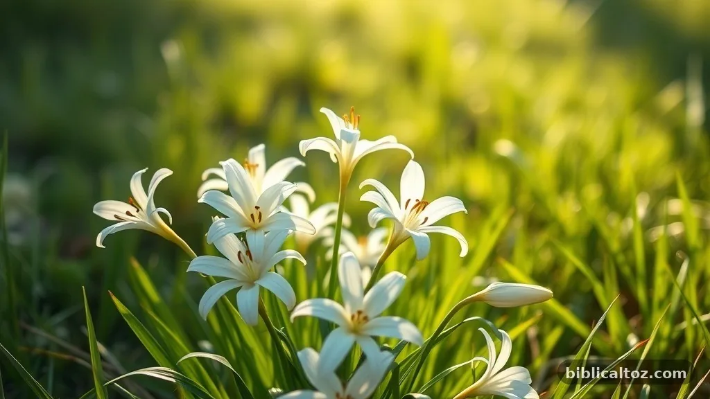 The Lily of the Valleys - flowers in the Bible and their meanings