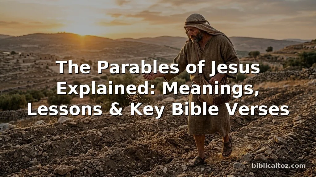 The Parables of Jesus
