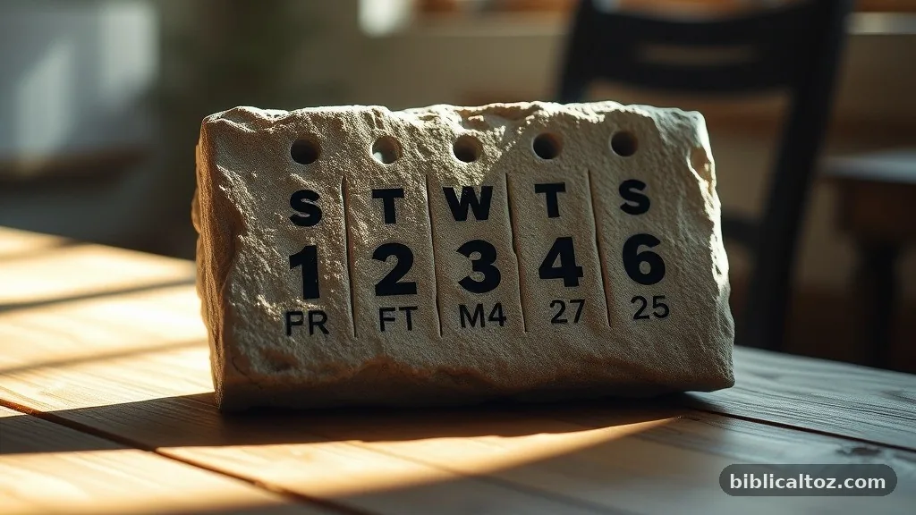 The Seven-Day Cycle and Time - number 7 meaning in the Bible