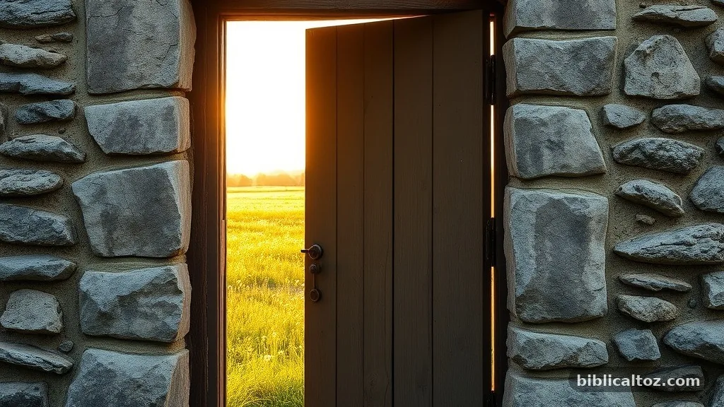 The Threshold of Opportunity and Divine Guidance - doors in the Bible symbolism