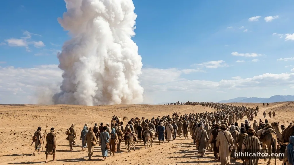 Biblical Context: The Israelites' departure from Egypt - cloud symbolism in the bible