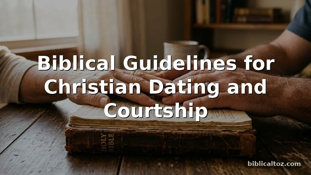 Biblical Guidelines for Christian Dating and Courtship