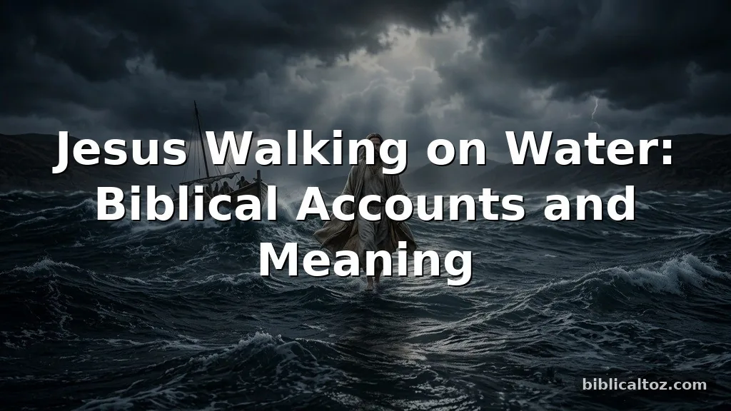 Jesus Walking on Water