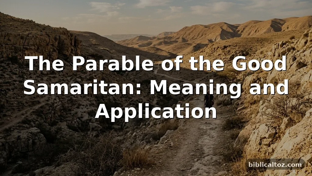 Parable of the Good Samaritan