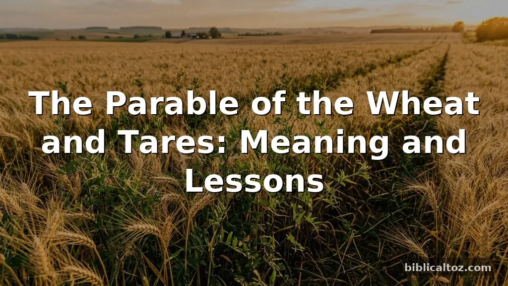 Parable of the Wheat and Tares