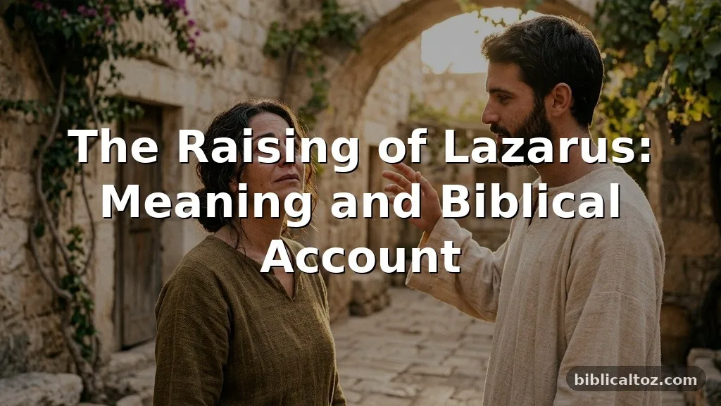 Raising of Lazarus