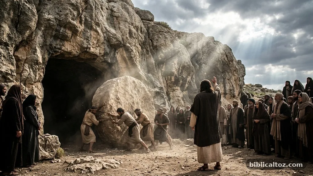 Removing the Stone - Raising of Lazarus