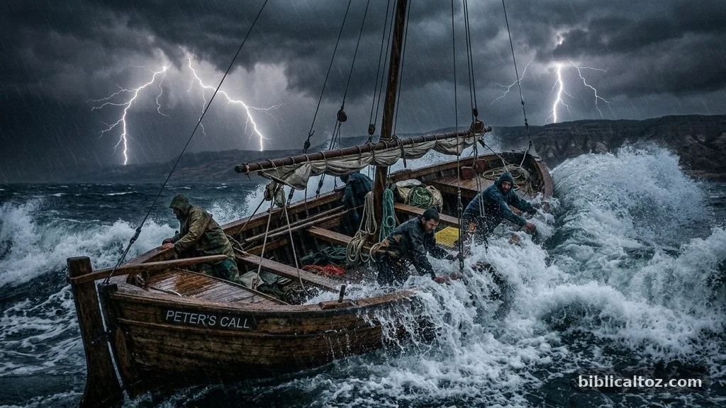 The Biblical Account of the Tempest - Jesus Calming the Storm
