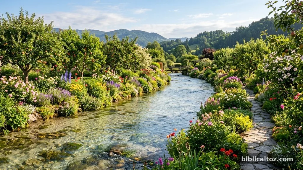 The Garden of Eden - River symbolism in the Bible