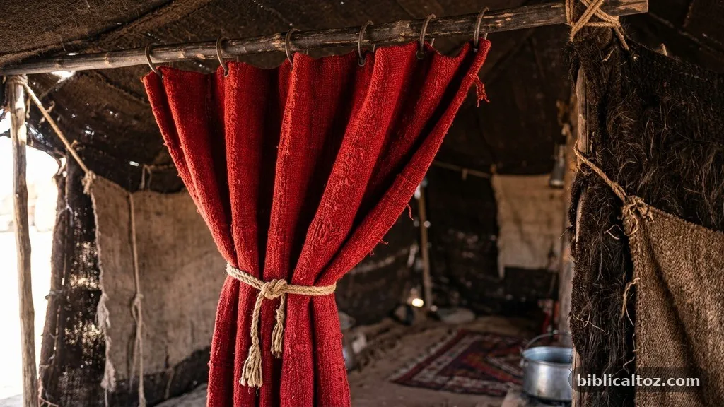 The Tabernacle Curtains - Scarlet symbolism in the Bible