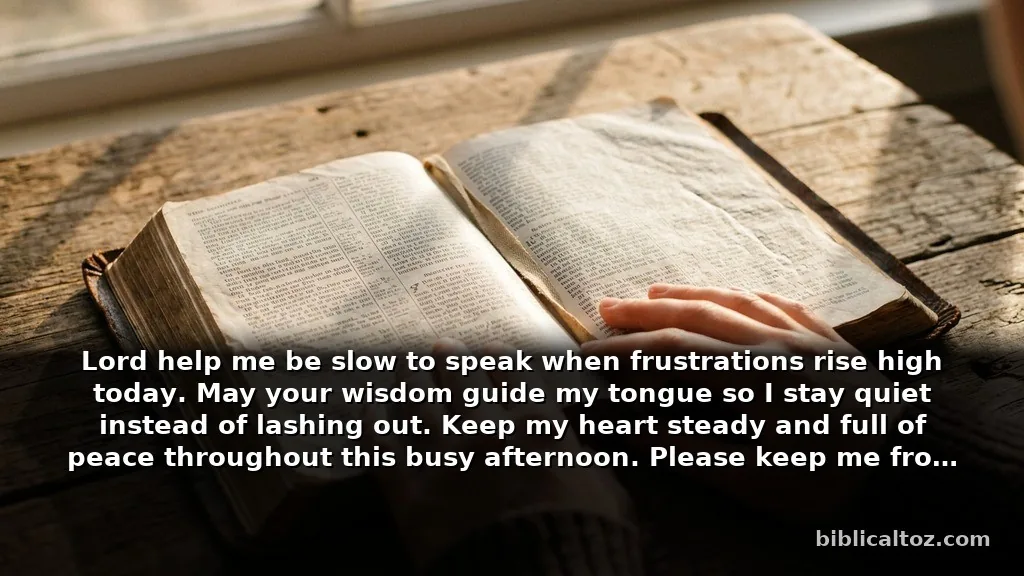 Short Bible Verses for Anger Control in Daily Situations