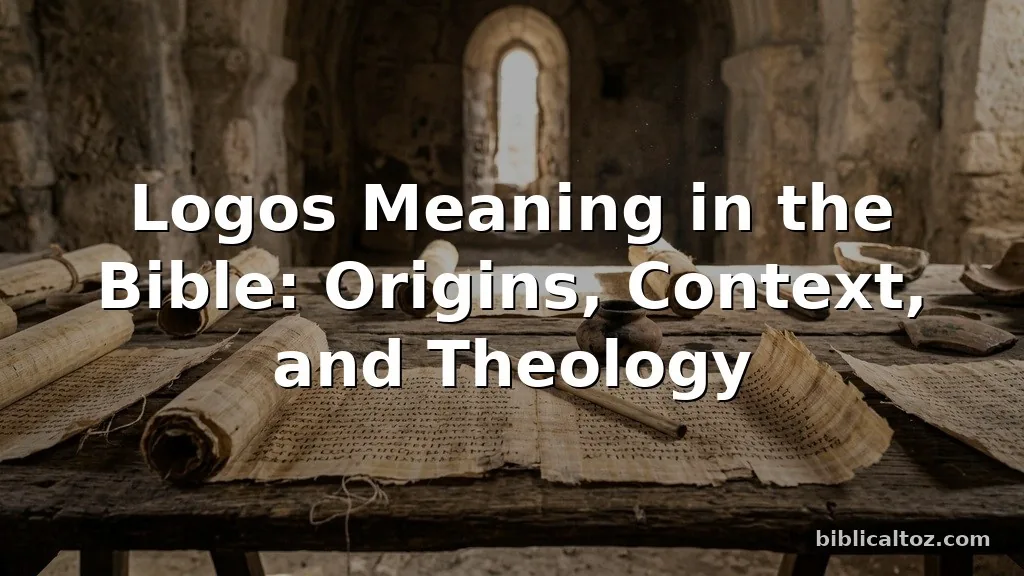 Logos Meaning in the Bible
