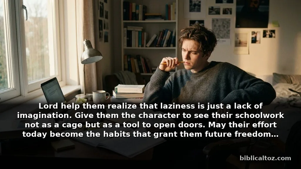Clever prayers for a rebellious teenager to help with school and work