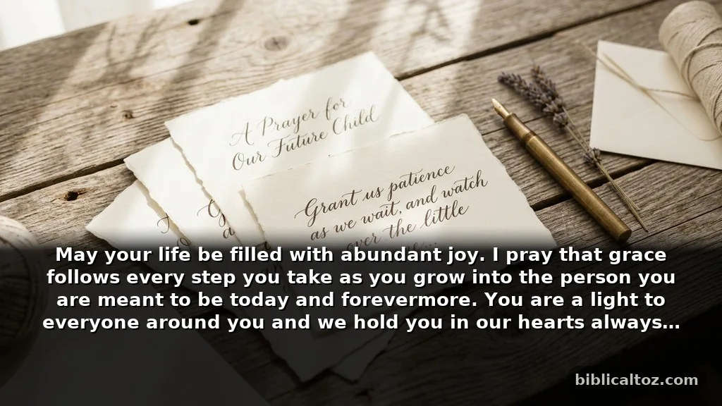 Short prayers for adoption cards and notes