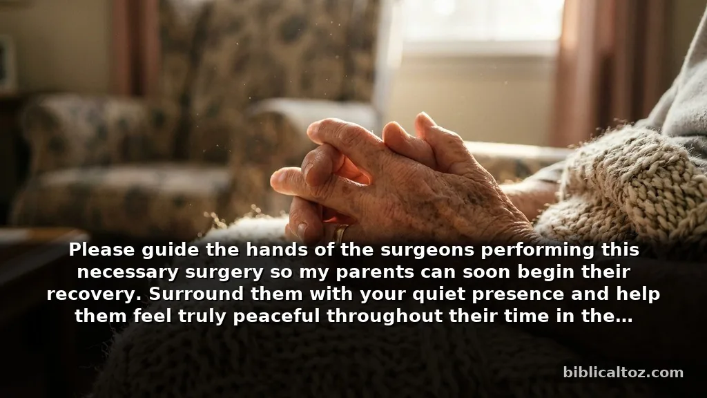 Powerful prayers for aging parents seeking physical healing