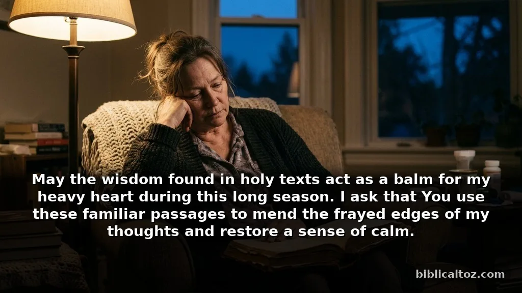 Scripture prayers for caregivers facing extreme emotional exhaustion
