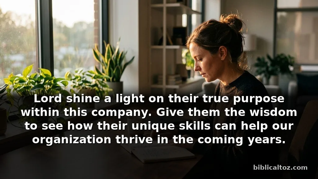 Daily prayers for coworkers seeking career guidance and growth