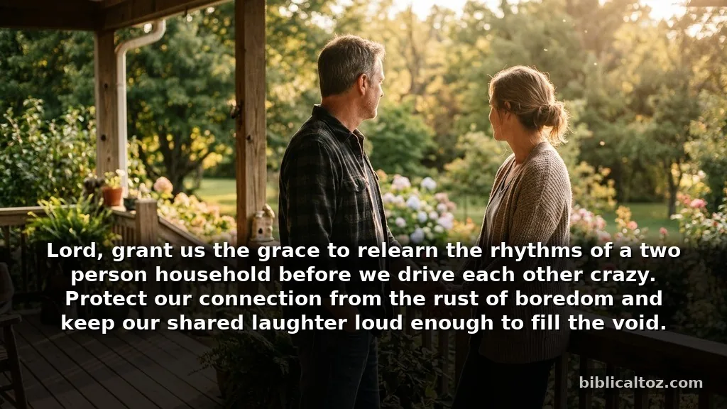 Clever prayers for empty nest patience in your marriage