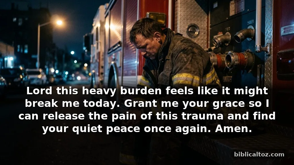 Spiritual prayers for first responders after a difficult call