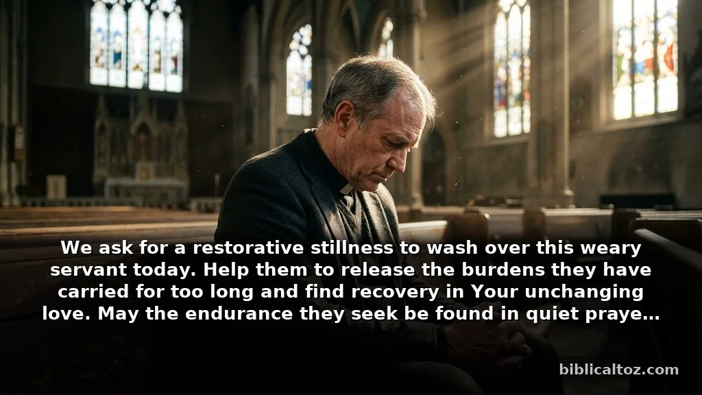 Prayers for pastors and ministry leaders during seasons of burnout