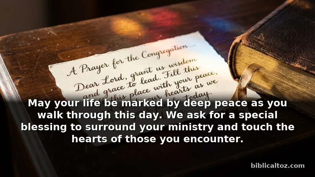 Short prayers for pastors and ministry leaders to use on cards