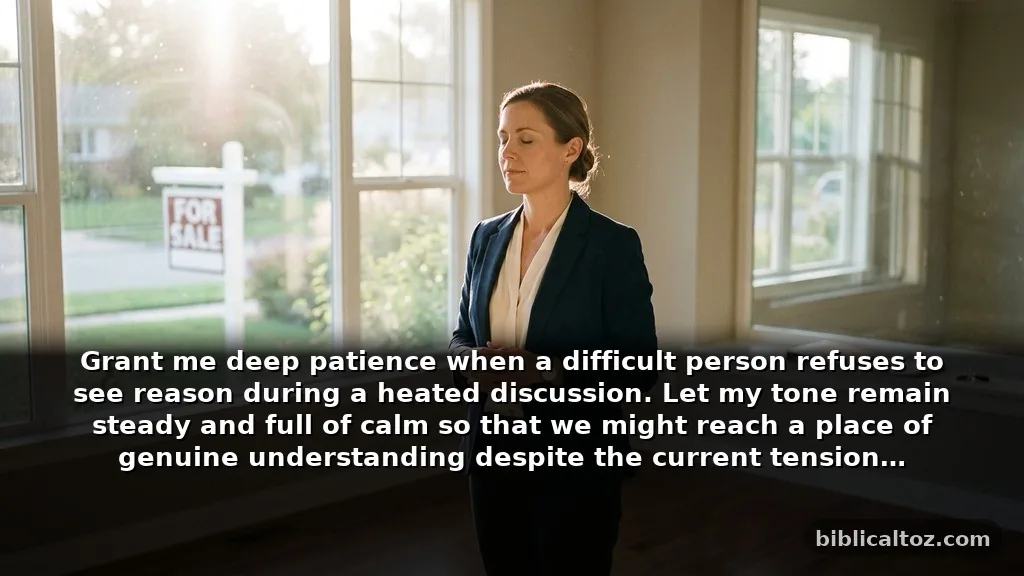 Heartfelt prayers for realtors dealing with difficult buyer situations