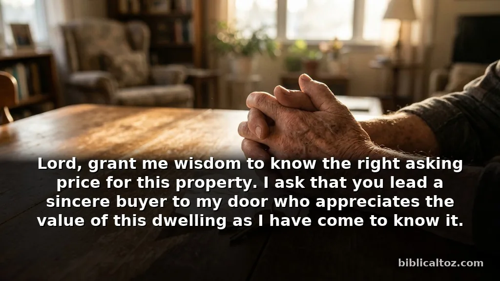 Prayers for selling a house that focus on divine guidance