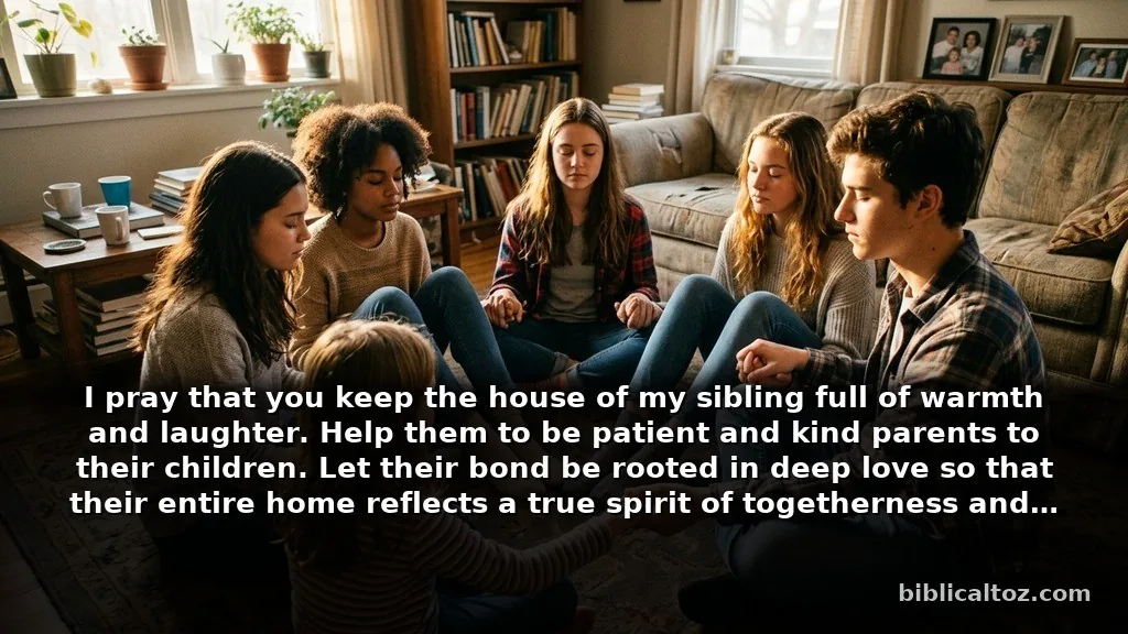 Simple prayers for siblings to strengthen their own family life