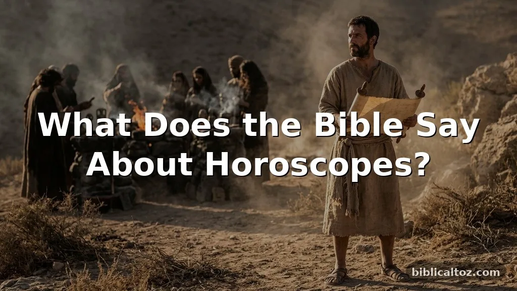 What Does the Bible Say About Horoscopes?
