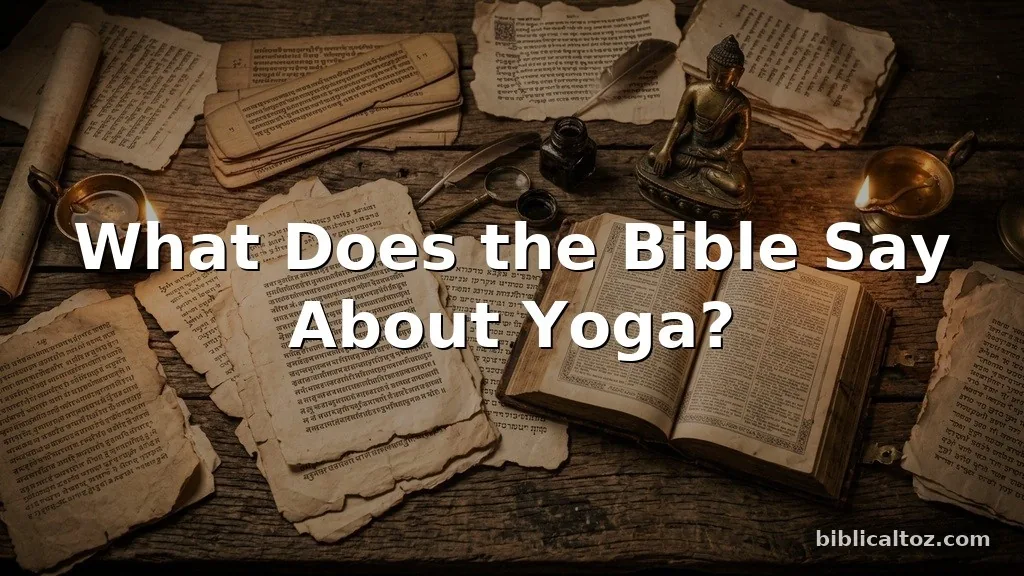 What Does the Bible Say About Yoga?